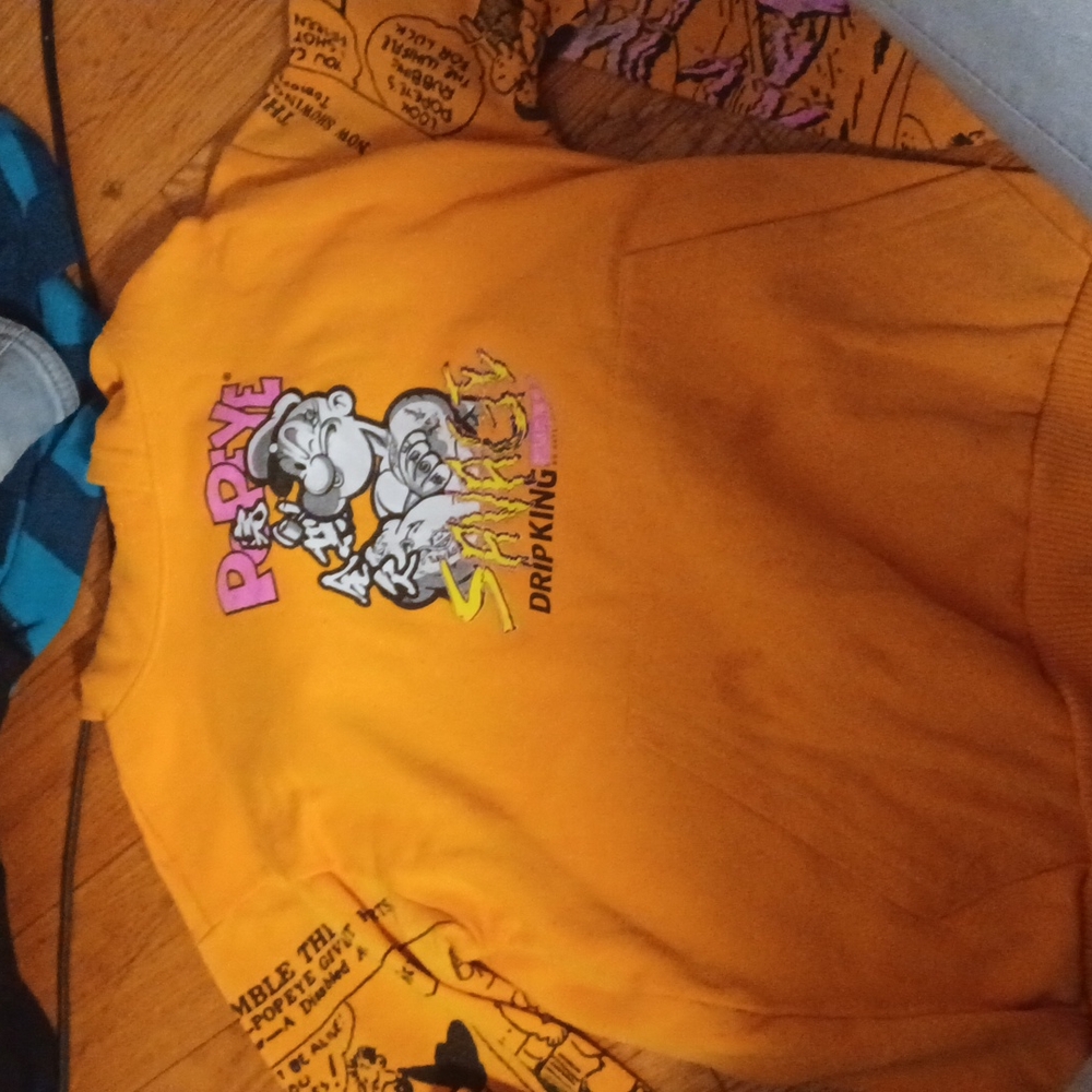 A Popeye hoodie